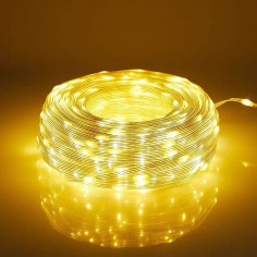 Instalație LED șir 100  metri, 800LED-uri, galbena, tip...