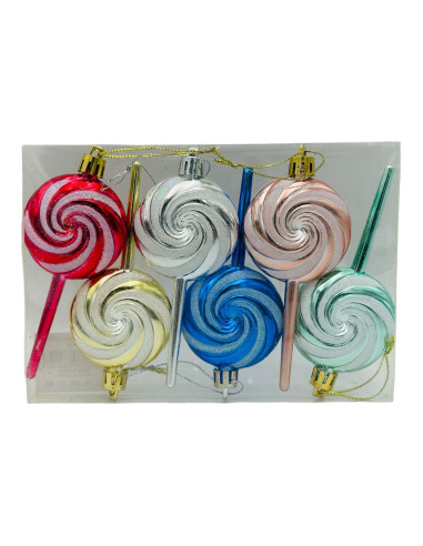 Set 6 Globulete de Craciun, forma de...