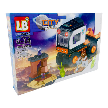 Joc de construcție pentru baieti Masini spațiale, +205piese, multicolor, 32×22×5cm+6ani, en-gros