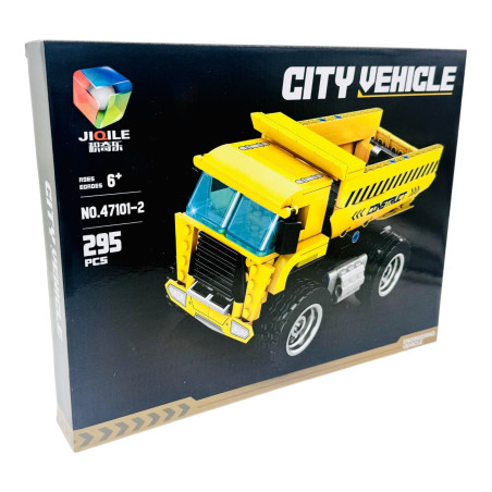 Joc de construcție pentru baieti Masinuta utilaj, diverse modele, +290piese, 36×29×5cm, +6ani, en-gros