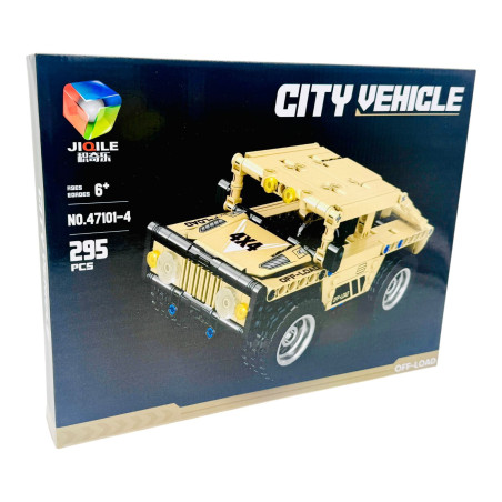 Joc de construcție pentru baieti Masinuta utilaj, diverse modele, +290piese, 36×29×5cm, +6ani, en-gros