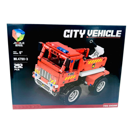 Joc de construcție pentru baieti Masinuta utilaj, diverse modele, +290piese, 36×29×5cm, +6ani, en-gros