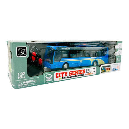 Autobuz cu radiocomanda, City Bus, 32××10×9.5cm, diverse culori, en-gros