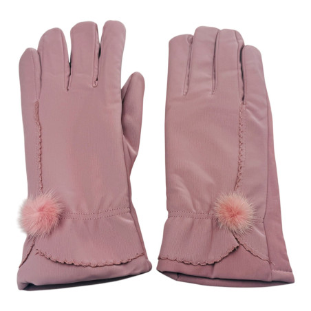 Manusi groase pentru dama, model extrafin, culori combinate, en-gros