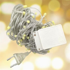 Instalație tip șir cu 80 LED-uri, 10 metri, alb, V8 360,...