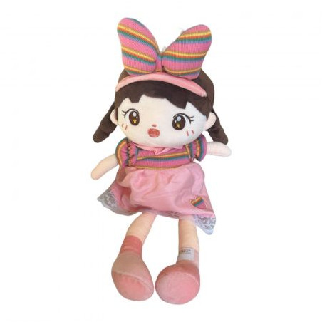Papusa Adorabila din material textil, canta "Are mama o fetita", 45 cm, +3ani, en-gros