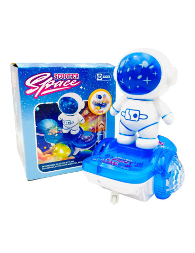 Astronaut pe skateboard, cu sunete si...