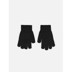 Manusi tricotate negre simple, universale, en-gros