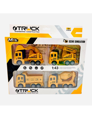 Set 4 masinute-utilaj, Truck,...
