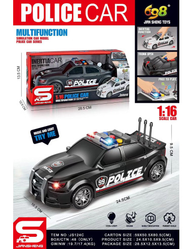 Masina de politie cu sunete si...