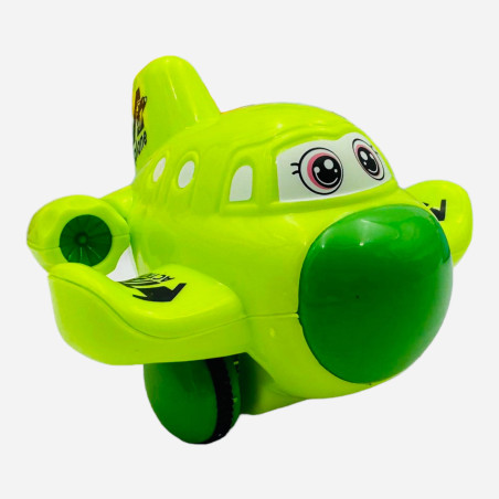 Avion de jucarie, multicolor, 10×9×6cm, +3ani, en-gros