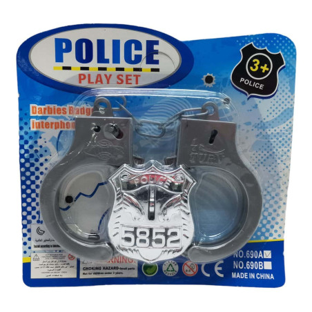 Catuse de jucarie, Police Set, 16×15cm, +3ani, en-gros