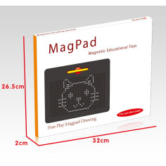 Tabla magnetica pentru desen cu bilute metalice, 714...