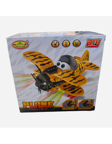 Avion de jucarie cu sunete si lumini,...