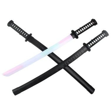 Sabie Ninja cu lumini multicolore, 65cm