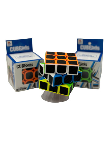 Cub rubik 3×3×3, color lines, black...
