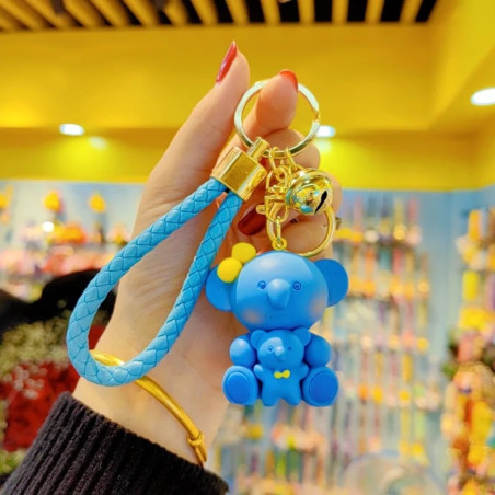 Breloc Accesoriu EnGros din Silicon cu Figurine animăluțe cu puișor, diverse modele si culori