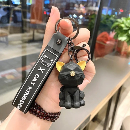 Breloc Accesoriu EnGros din Silicon cu Figurina pisicuța adorabila, diverse culori