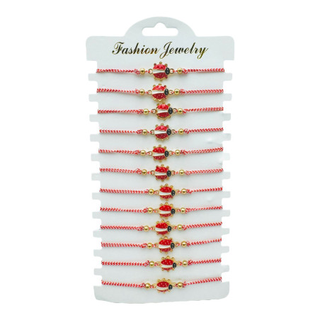 Set 12 Bratari reglabile Martisor, Gargarita Norocoasa, model 2025, en-gros