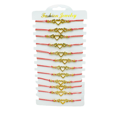 Set 12 Bratari reglabile Martisor, Pure Love, model 2025, en-gros