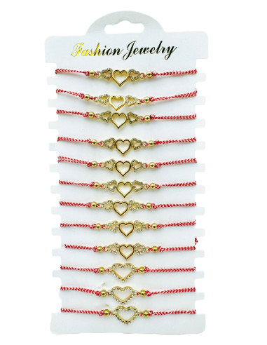 Set 12 Bratari reglabile Martisor,...