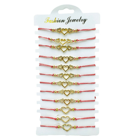 Set 12 Bratari reglabile Martisor, True Love, model 2025, en-gros