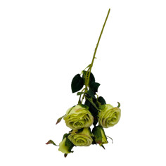 Buchet artificial elegant cu 3 trandafiri si 2 boboci,...