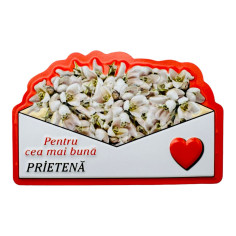 Magnet En-gros, Aranjament cu Ghiocei " Pentru cea mai...