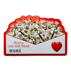 Magnet En-gros, Aranjament cu Ghiocei " Pentru cea mai...