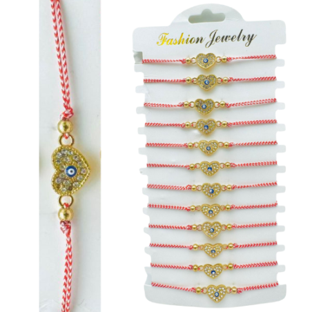 Set 12 Bratari reglabile Martisor, Pure Love, model 2025, en-gros