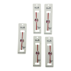 Bratara Martisor cu snur elastic reglabil, simbol cu...