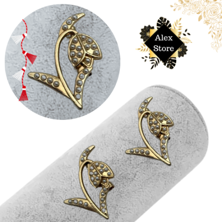 Set 12 brose Martisor en-gros, Ghiocel dragalas, editie 2025