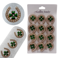 Set 12 brose Martisor en-gros, Potcoava norocoasa cu...
