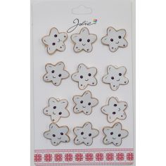 Set 12 Brose Martisor pentru Copii Stea care Zambeste