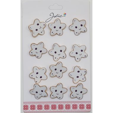 Set 12 Brose Martisor pentru Copii Stea care Zambeste