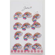 Set 12 Brose Martisor pentru Copii Unicorn Curcubeu