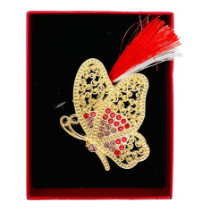 Brosa Martisor Fluturas Dragalas, marime mare, ambalata...