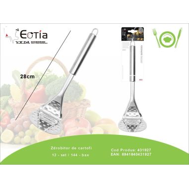 Zdrobitor de cartofi, 28cm, Inox