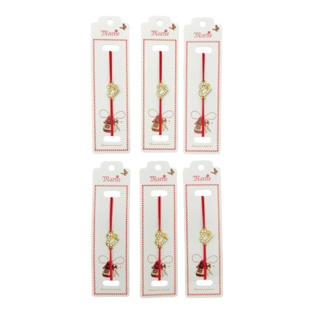 Pachet Avantajos!!! 240 Bratari Mărțișor snur elastic, simboluri diverse, modele combinate, en-gros