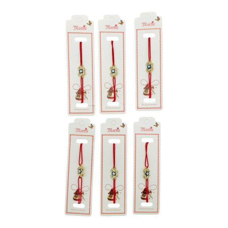 Pachet Avantajos!!! 240 Bratari Mărțișor snur elastic, simboluri diverse, modele combinate, en-gros