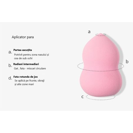 Set Buretei Machiaj, Flippy, Premium, nude, 3 bucati