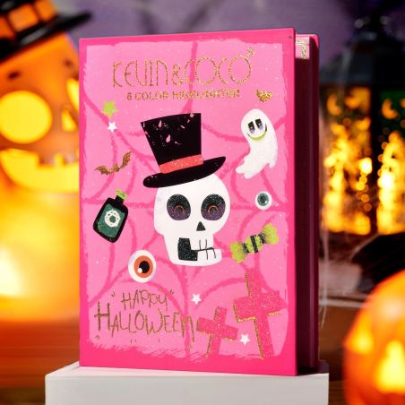 Paleta Iluminatoare, Flippy, 6 Nuante, Halloween, Culori Calde, Dreptunghiulara, 160g, Valabilitate 24 Luni, 17.4x11.5x1.3 cm, V