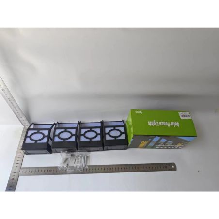 Lampa solara cu senzor Geometric, IP65, Lumina Alb rece, Flippy
