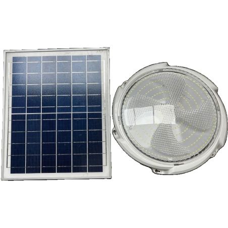 Plafoniera solara Flippy, 200 W, diametru 320 MM, cu telecomanda, Lungime prelungitor: 4.6 m, alb rece
