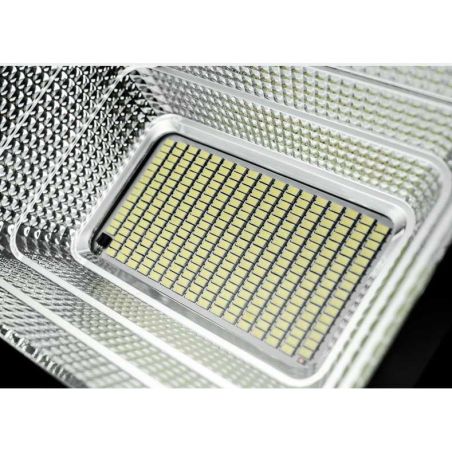 Proiector LED/Lampa solara de exterior Flippy, 20 cm x 25 cm, Rezistent la Apa IP67, cu Panou Solar, 220 LED SMD, 100W, Senzor d