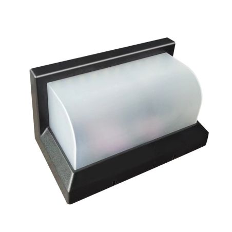 Aplica Solara De Exterior LED Flippy,  13.5 cm x 8 cm, 150 Lumeni 60 LED 18W,  IP65, 3 trepte de lumina, Senzor de Lumina, FORMA