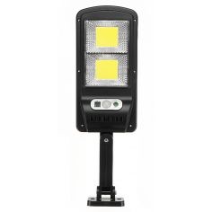 Lampă stradală solară Flippy, cu telecomandă, 36 cm x 11.5 cm, 108 COB LED, 2592 Lumeni, 21.6 W - echivalent 172 W bec incadesce