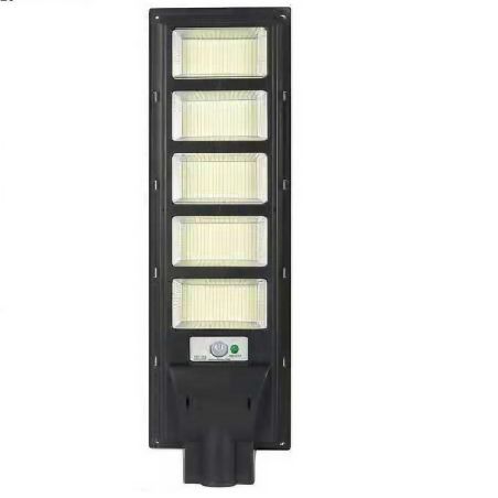 Lampa solara stradala Flippy, cu telecomanda, senzor de miscare si lumina, suport prindere, 240 LED-uri, IP65, ABS, 12AH, 250W, 
