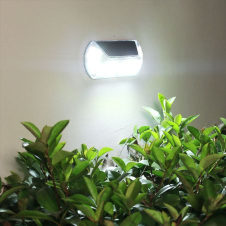 Aplica solara LED SMD pentru perete Flippy, cu senzor de miscare, dreptunghiulara, IP44, luminozitate mare 40 LED-uri, 3.7V, 120