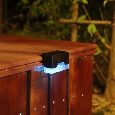 Aplica solara LED Flippy, ABS/Policarbonat, rezistenta la apa IP65, pentru trepte, borduri, terasa, 1.2V, 600mah, 7.9 x 5 cm, lu